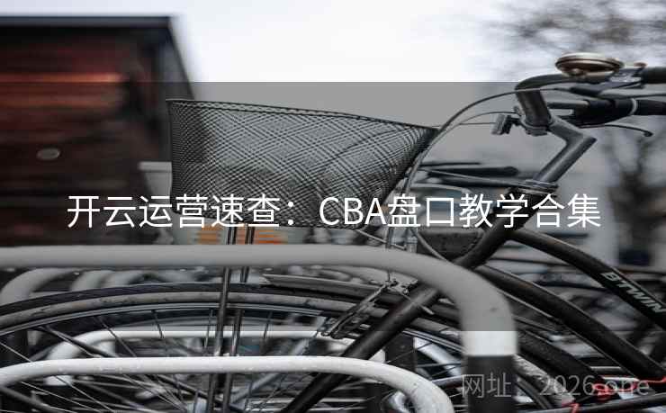 开云运营速查:CBA盘口教学合集