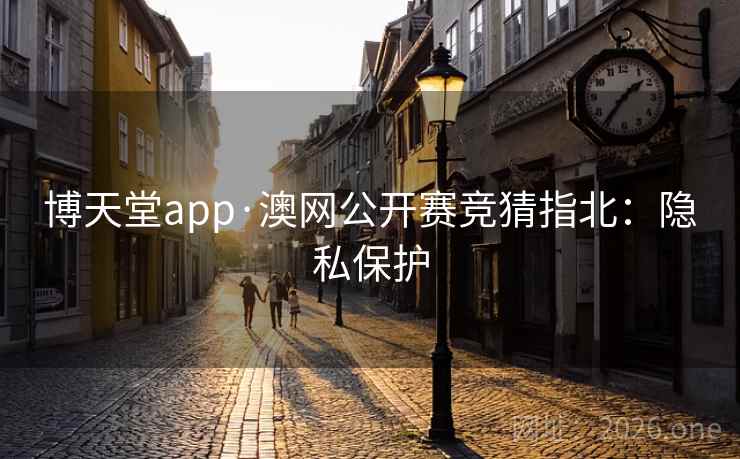 博天堂app·澳网公开赛竞猜指北:隐私保护